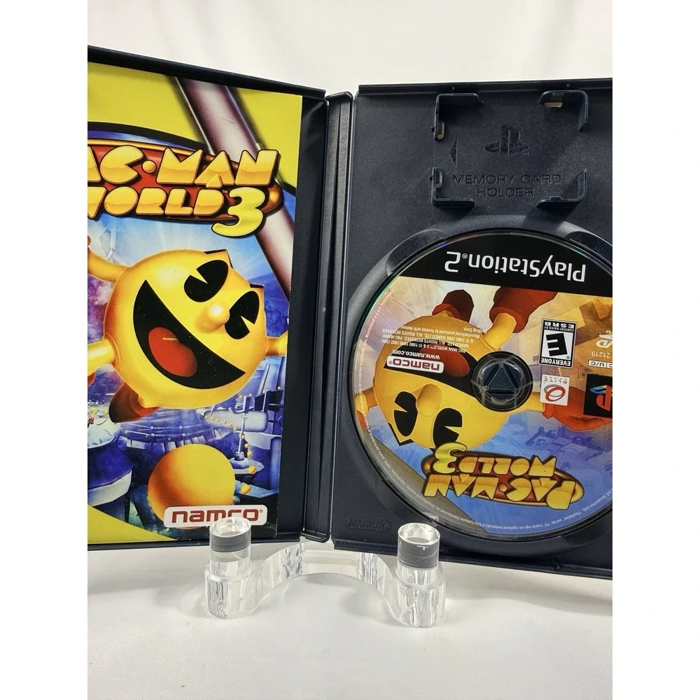 Namco Pac-Man World 3 Manual Sony PlayStation 2 Action E NTSC-U/C 2005 CIB